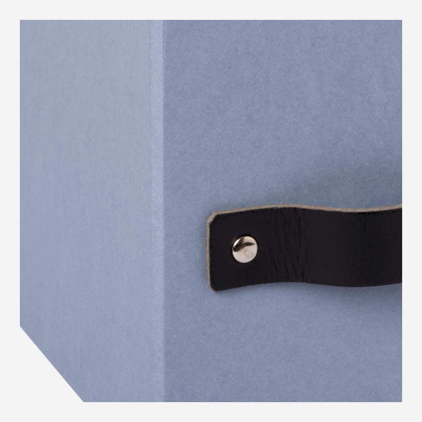 Dokumentablage aus Pappkarton – 11,5 x 32 x 24,5 cm – Blau