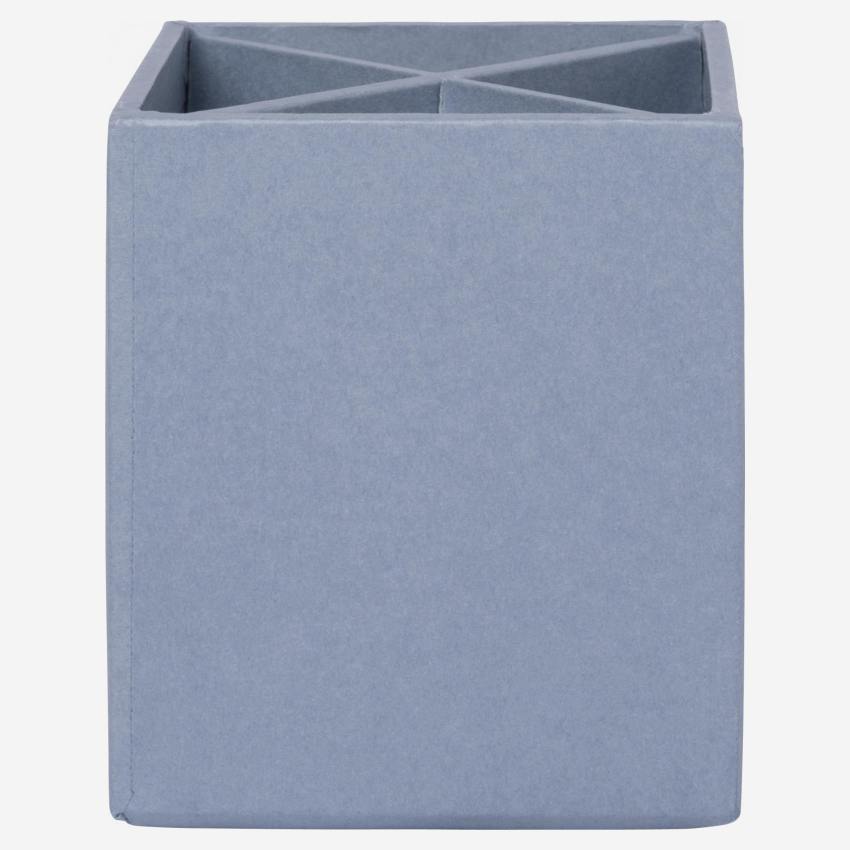 Organizador de despacho de cartón – 32 x 10,5 x 9,5 cm – Azul