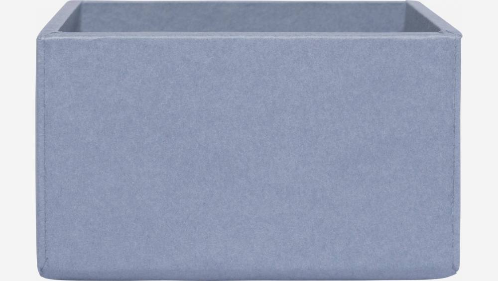 Organizador de secretária em cartão – 32 x 10,5 x 9,5 cm – Azul