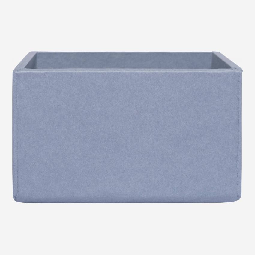 Schreibtisch-Organizer aus Pappkarton – 32 x 10,5 x 9,5 cm – Blau