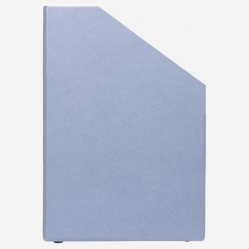 Dokumentablage aus Pappkarton – 33 x 22,5 x 15,5 cm – Blau