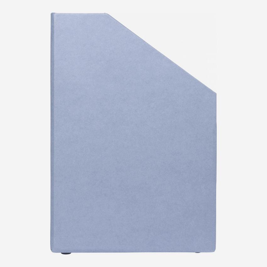 Organisateur de documents en carton – 33 x 22,5 x 15,5 cm – Bleu