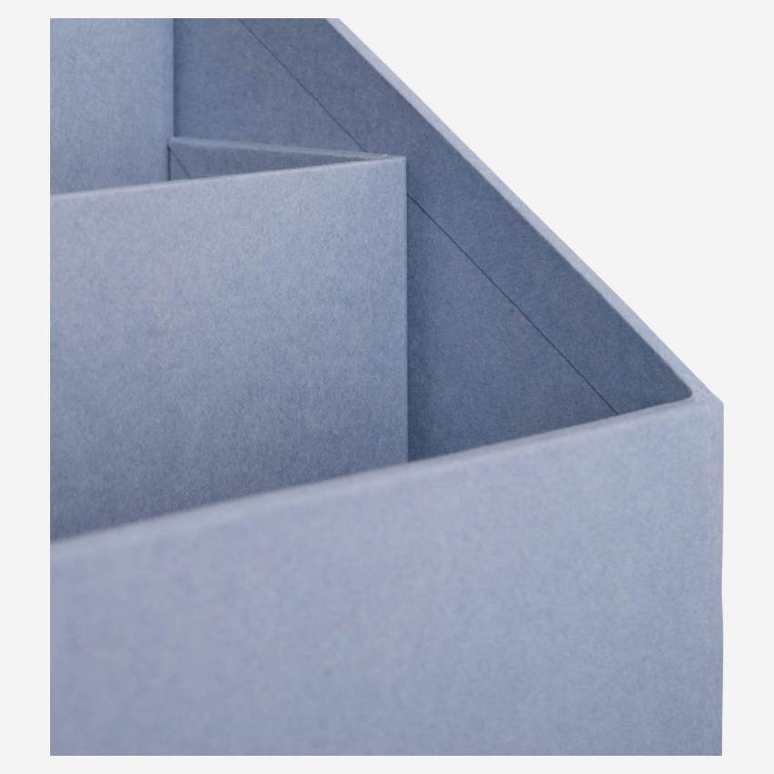 Kartonnen documentbak - 33 x 22,5 x 15,5 cm - Blauw