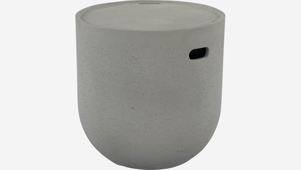 Ronde betonnen bijzettafel - 49 cm