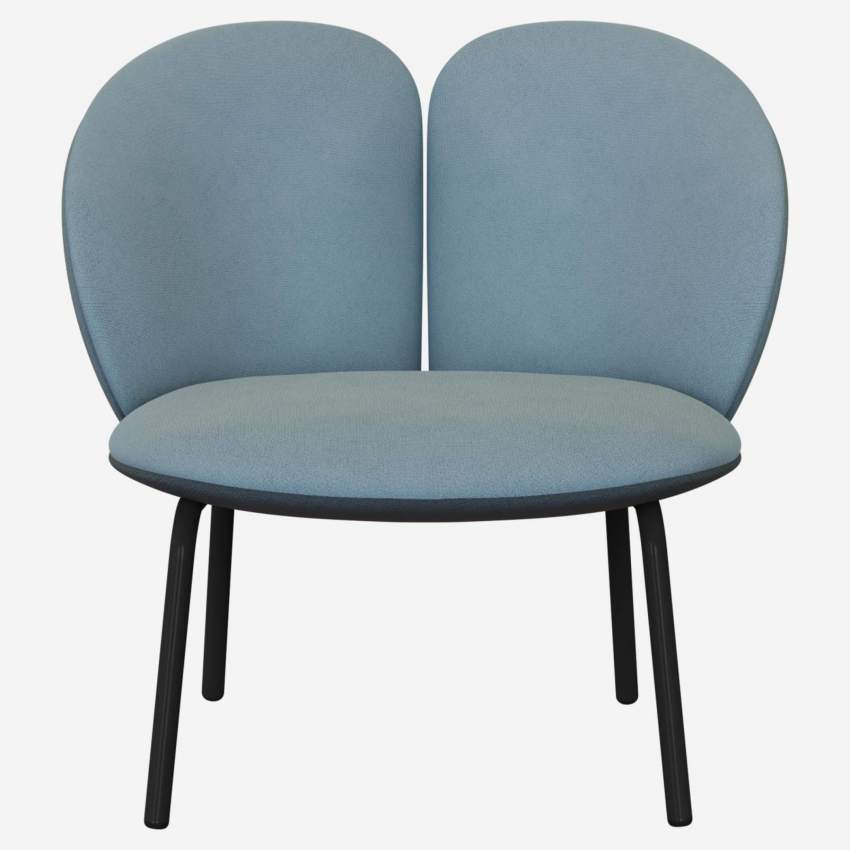 Lounge-Sessel aus Stoff - Hellblau - Design by Adrien Carvès
