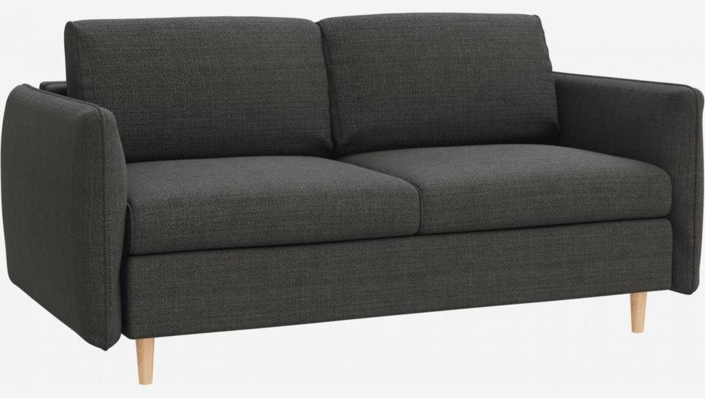 Sofá cama de 3 plazas de tela - Gris