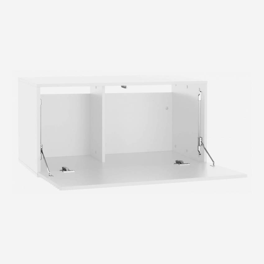 Grand caisson de rangement modulaire à lattes - Blanc - Design by James Patterson
