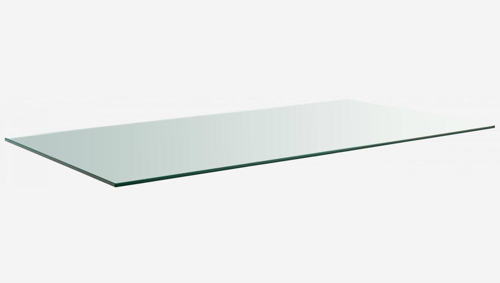 Tischplatte aus gehärtetem Glas - 180 x 80cm
