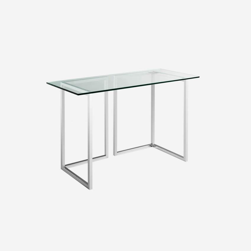Tischplatte aus gehärtetem Glas Transparent - 120 x 50cm