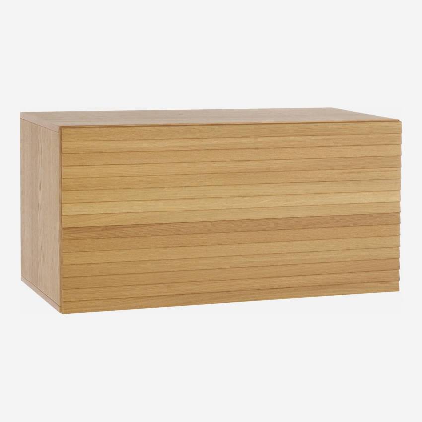 Cajón de madera grande, Wood Plyobox de Madera Natural
