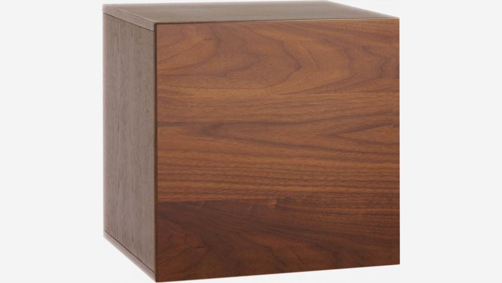 Kleine modulaire opbergkubus - Donker hout - Design by James Patterson