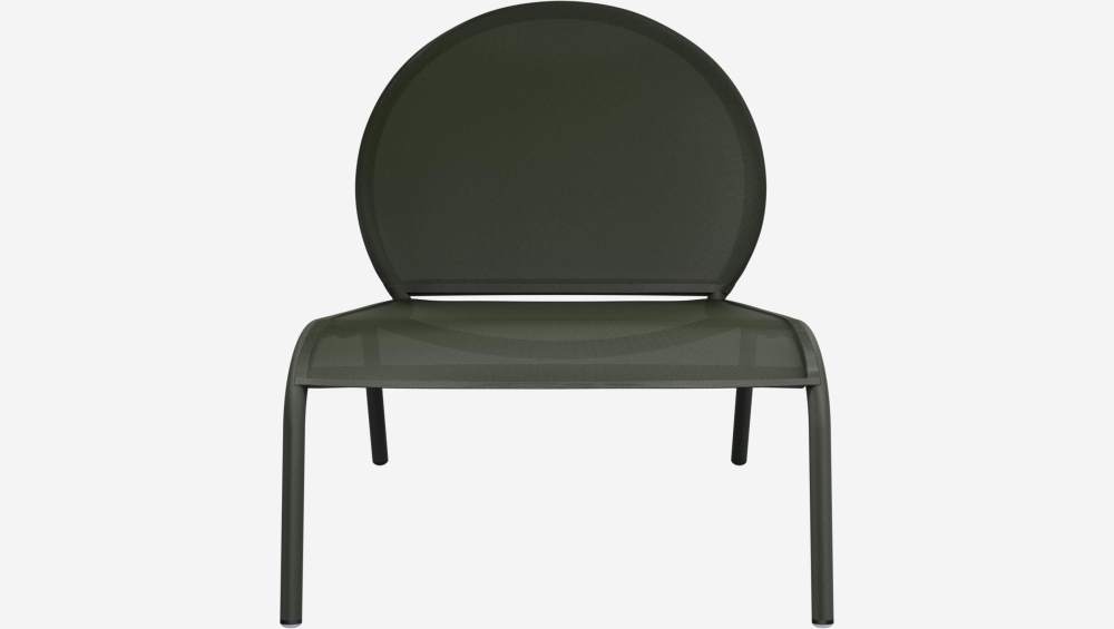 Chaise lounge in alluminio e textilene - Verde