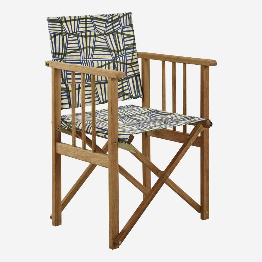 Tela em algodão para cadeira dobrável - Motivo Prisca (estrutura vendida separadamente)