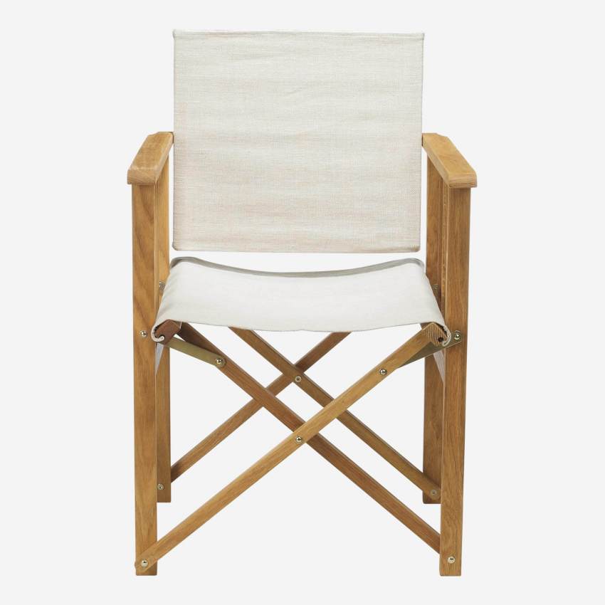 Lona de lino para silla plegable - Natural