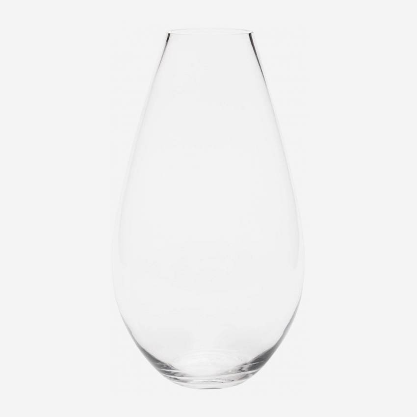 Vase en verre - 42 cm - transparent