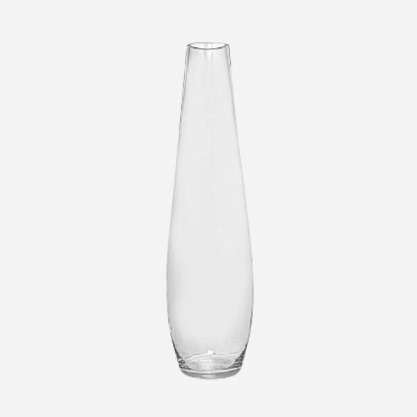 Vase en verre - 55 cm - transparent
