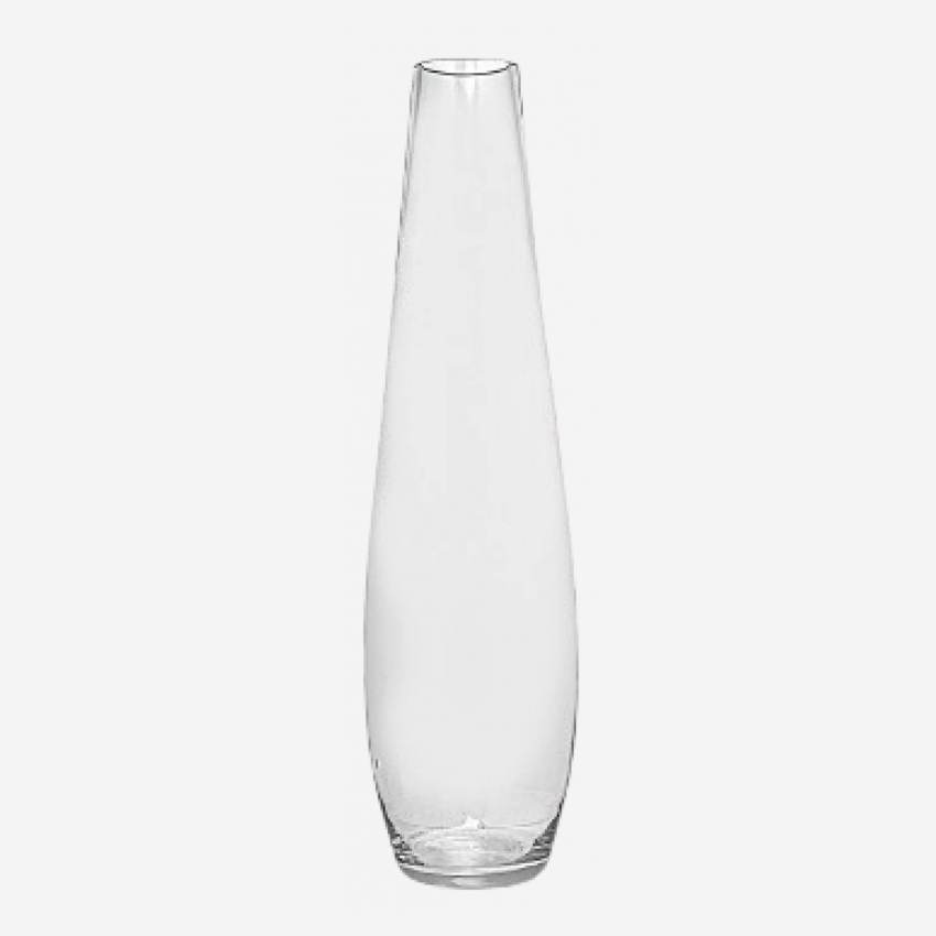 Jarrón de vidrio - 55 cm - transparente