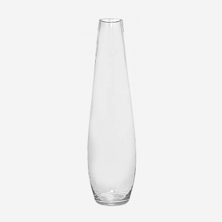 Vaas van glas - 55 cm - Transparant