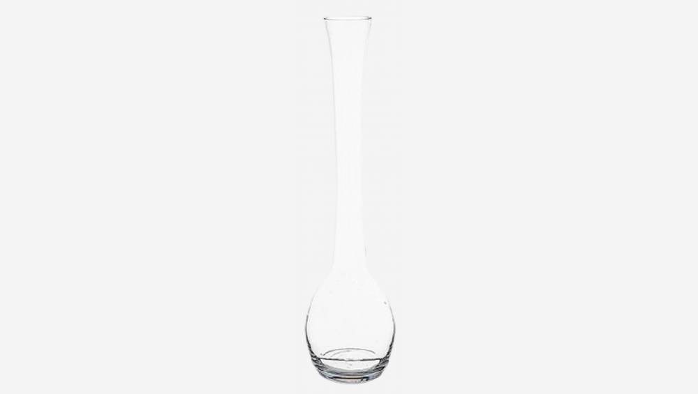 Vaas van glas - 50 cm - Transparant