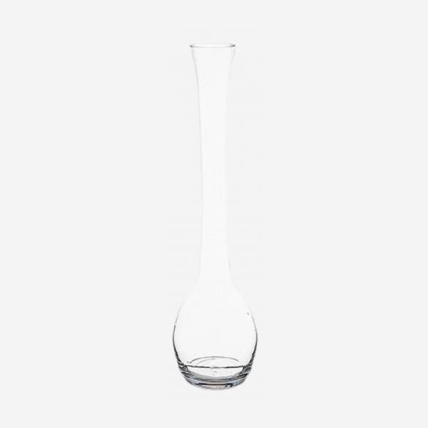 Vaas van glas - 50 cm - Transparant