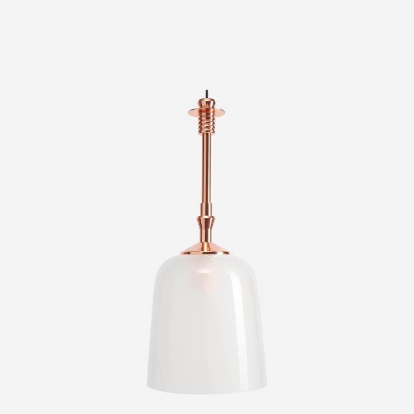 Hanglamp 57cm van koper en glas - Design by Bomi Park