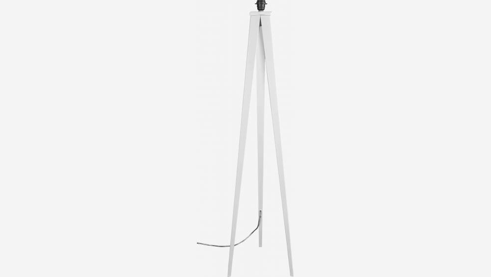 Base de candeeiro de pé 129 cm em metal branco
