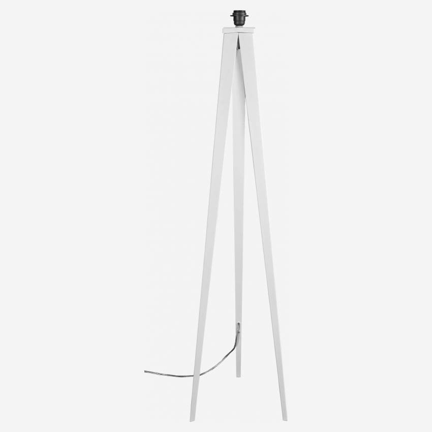 Base de candeeiro de pé 129 cm em metal branco
