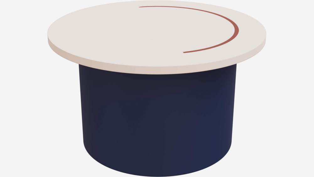 Runder Beistelltisch mit abnehmbarer Tischplatte und Staufach - 60 x 35 cm - Design  by Studio Habitat