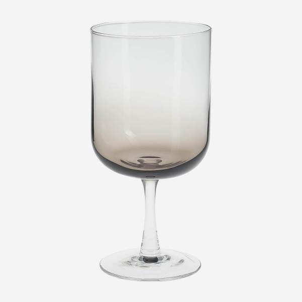 Copa de vidrio ahumado - 340 ml - Gris