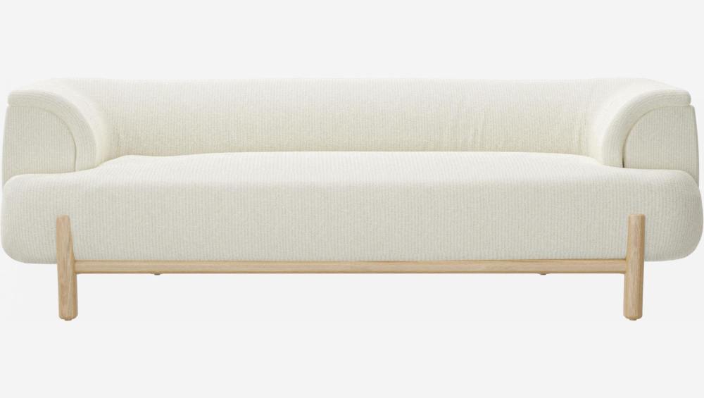 Canapé 3 places en tissu - Blanc albâtre - Design by Anthony Guerrée