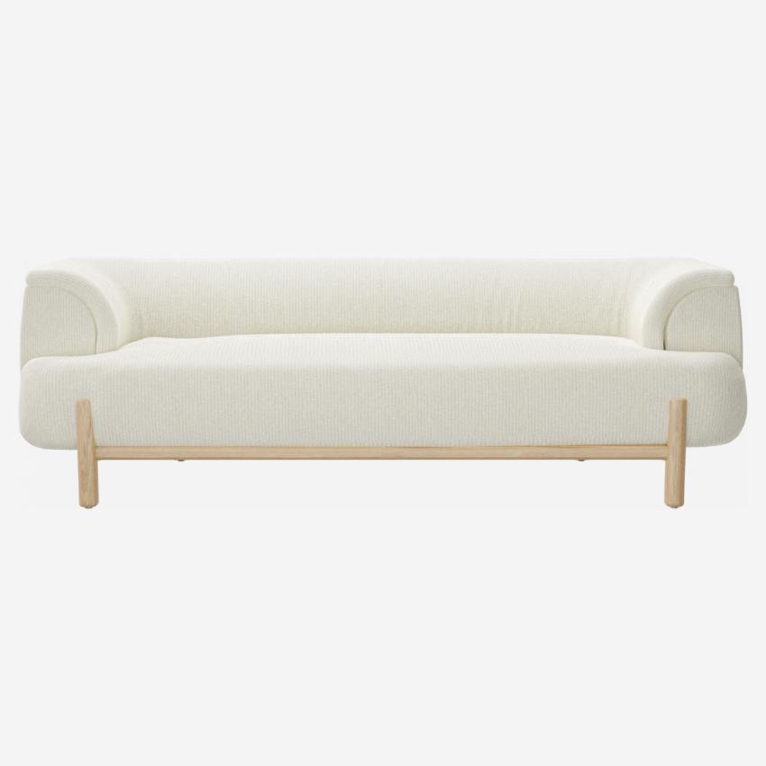 3-Sitzer-Sofa aus Stoff - Alabasterweiß - Design by Anthony Guerrée