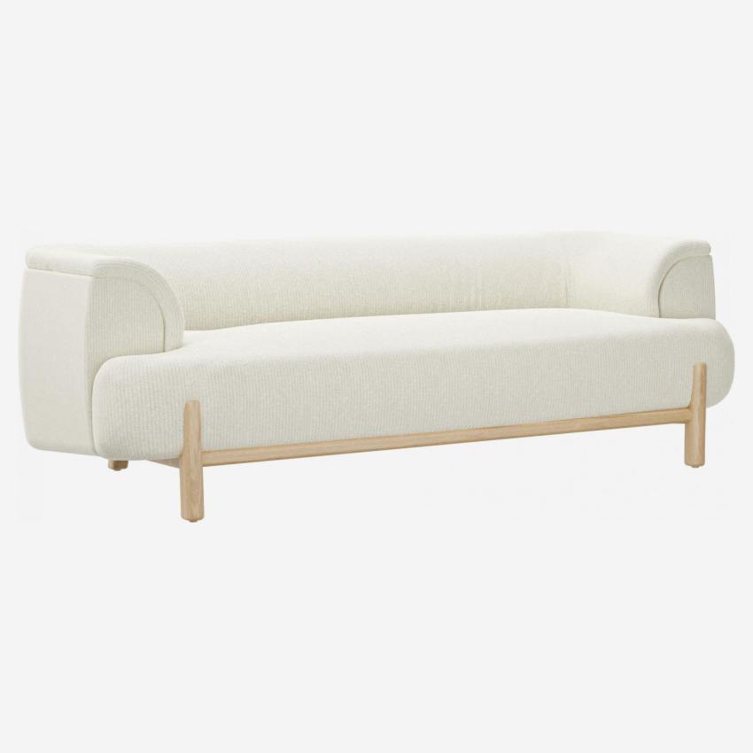 3-Sitzer-Sofa aus Stoff - Alabasterweiß - Design by Anthony Guerrée