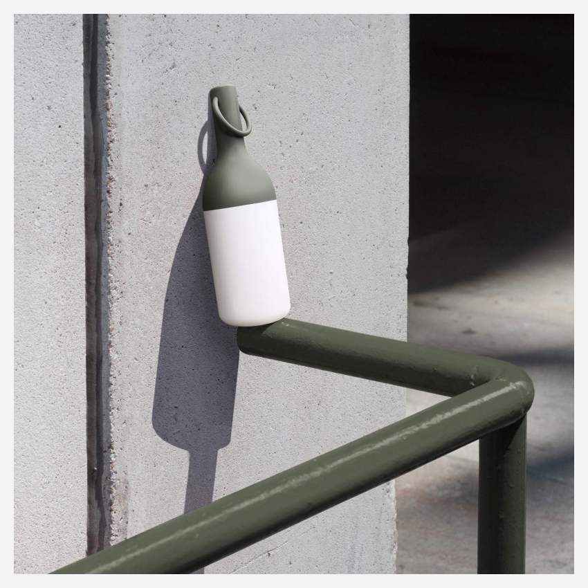 Petite lampe nomade outdoor à LED - Gris olive - Design by Bina Baitel