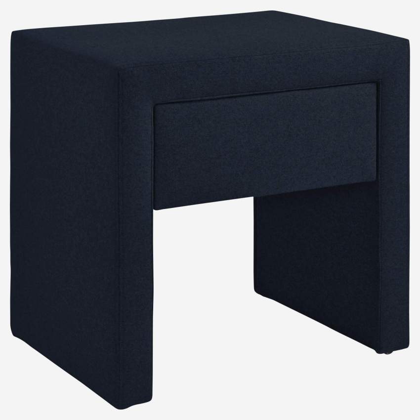 Nachttisch aus Wollfilz - Marineblau