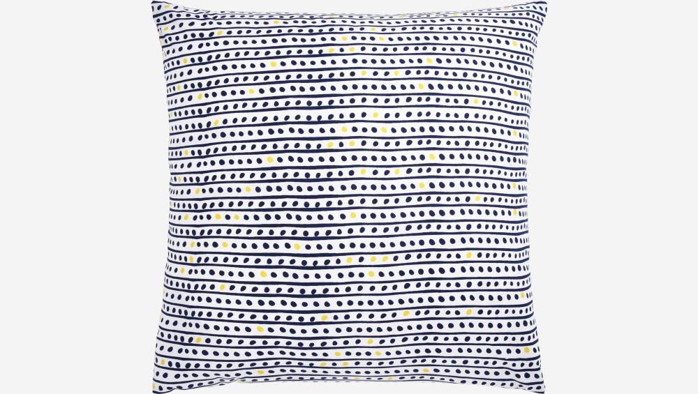 Parure de lit en coton - 140 x 200 cm - Bleu