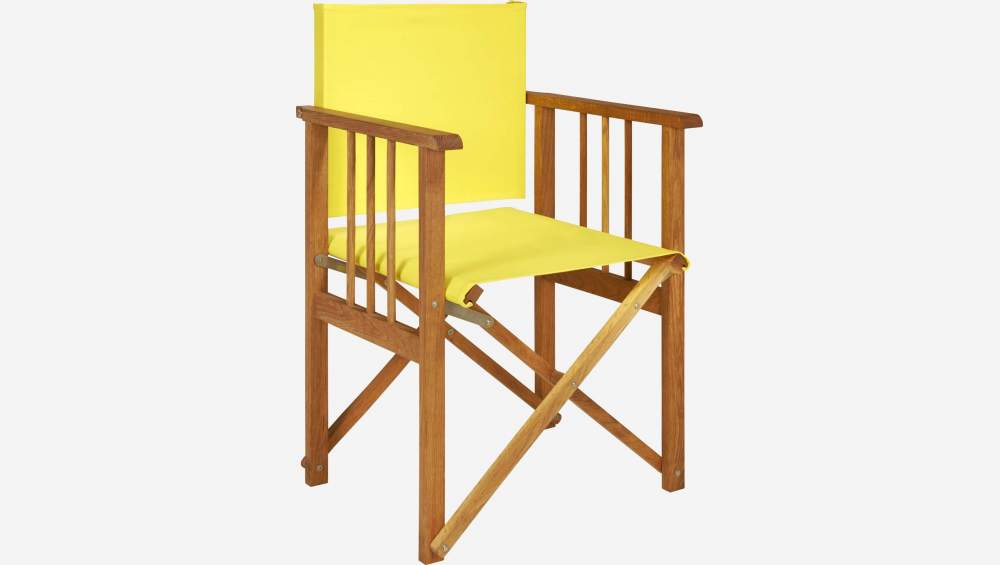 Toile en coton pour chaise pliante - Jaune