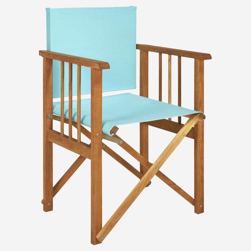 Toile en coton pour chaise pliante - Bleu turquoise