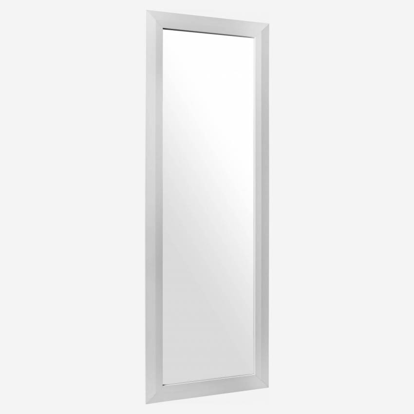 Miroir 45x160cm en bois blanc