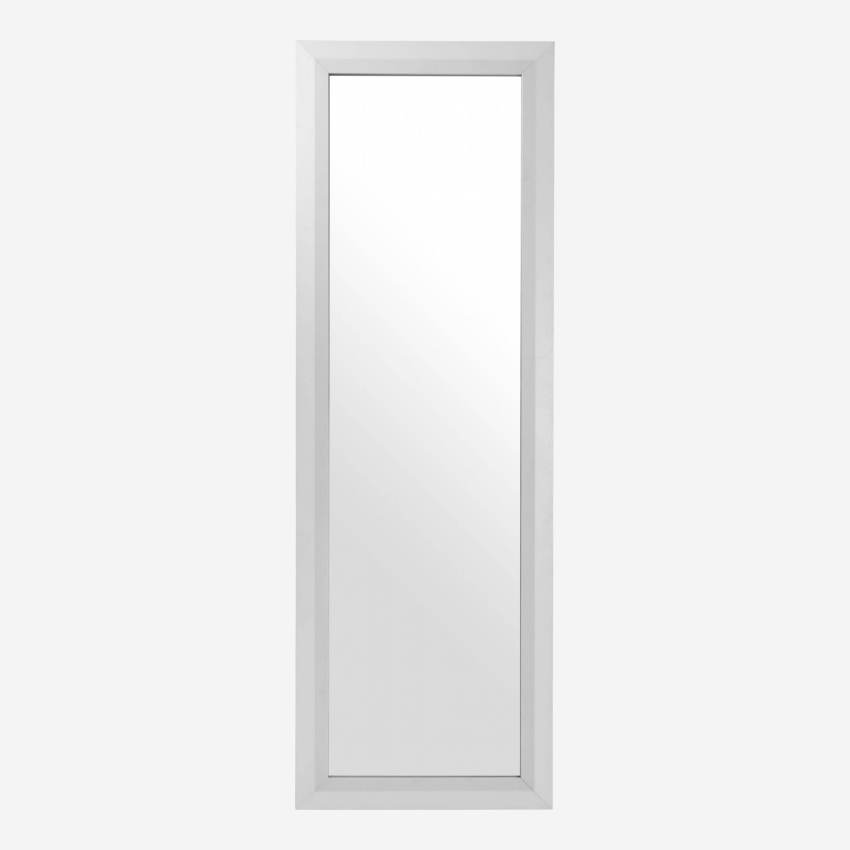 Miroir 45x160cm en bois blanc