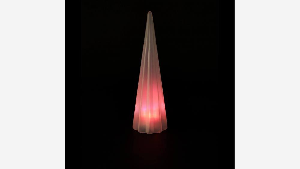 LED-Tannenbaum aus Glas, 24 cm