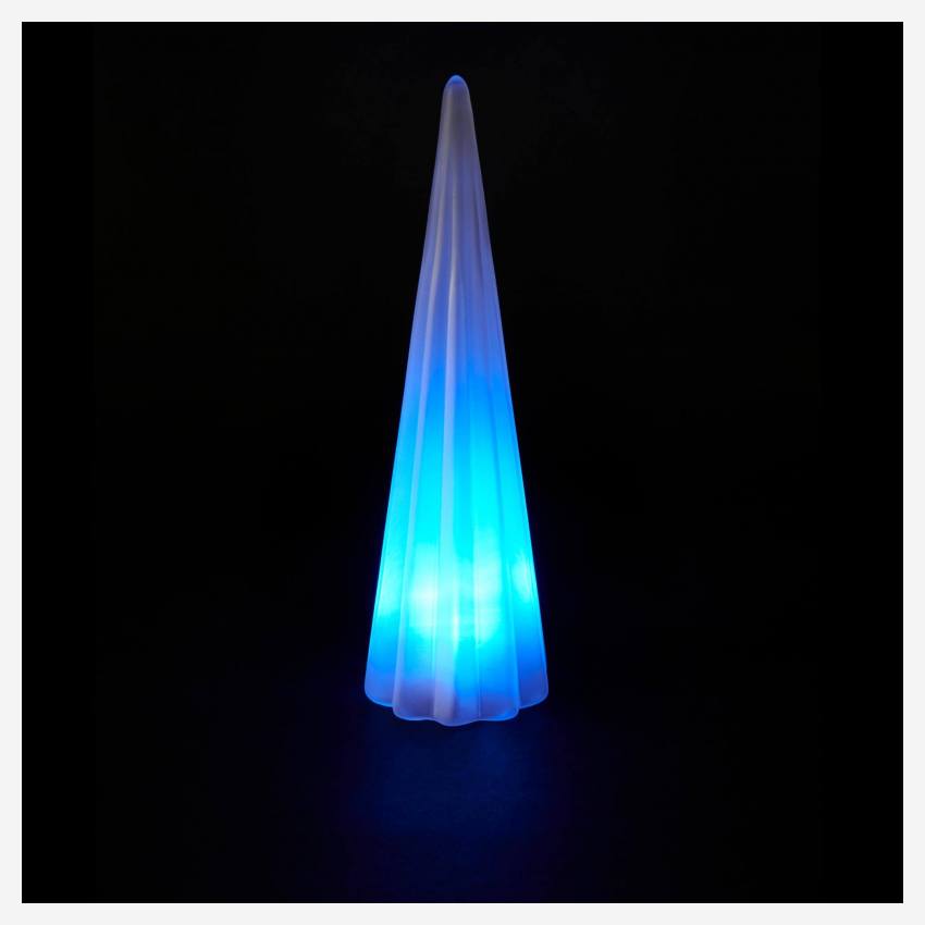 LED-Tannenbaum aus Glas, 24 cm