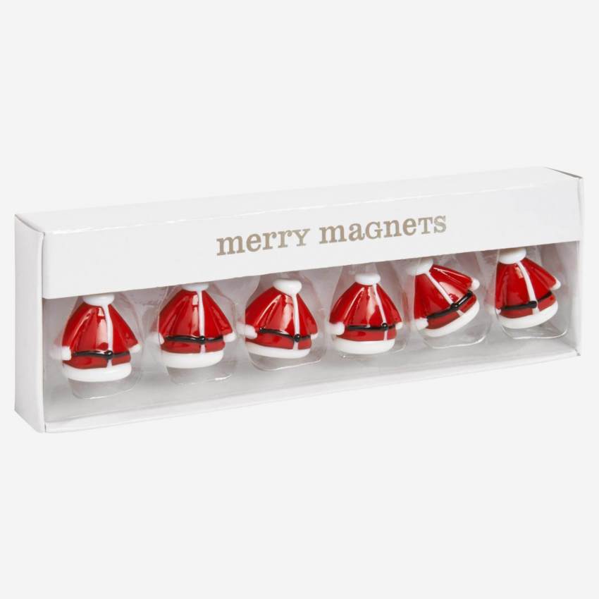 Set de 6 magnets Père Noël