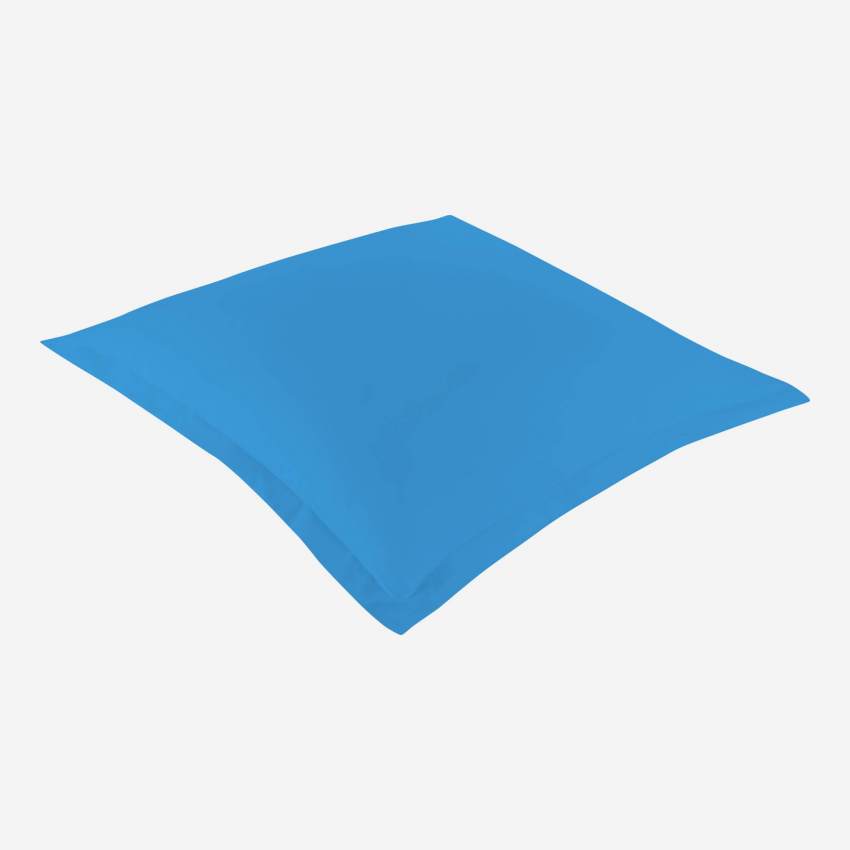 Taie d'oreiller en coton - 65 x 65 cm - Bleu