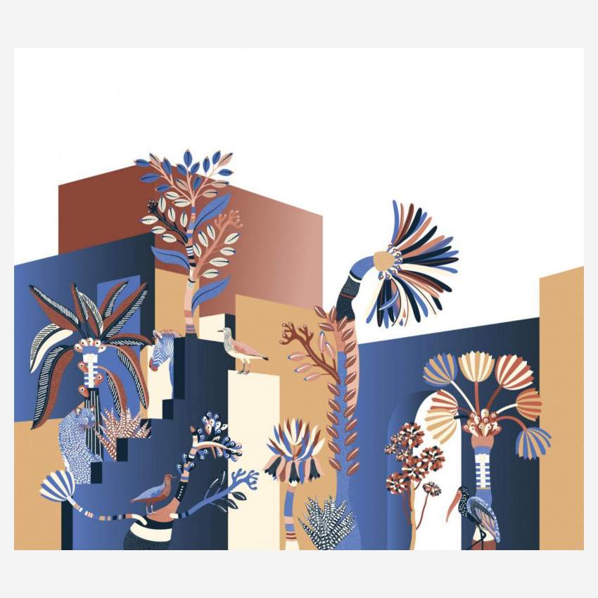 Rotolo di carta da parati colorata in tessuto non tessuto - Motivo - Design di Floriane Jacques