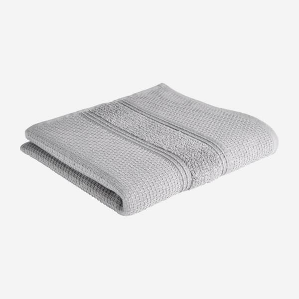 Asciugamano in cotone - 50 x 100 cm - Grigio