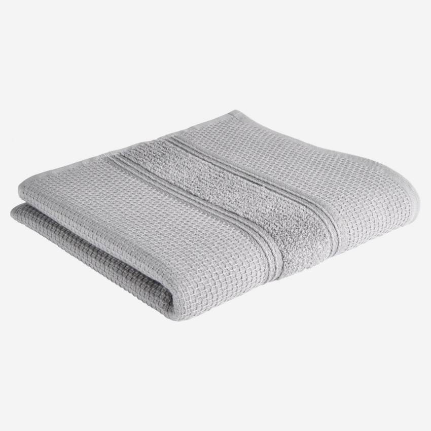 Handtuch, 50x100, aus Baumwolle, grau