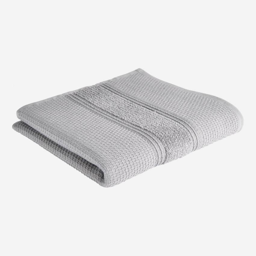 Handtuch, 50x100, aus Baumwolle, grau