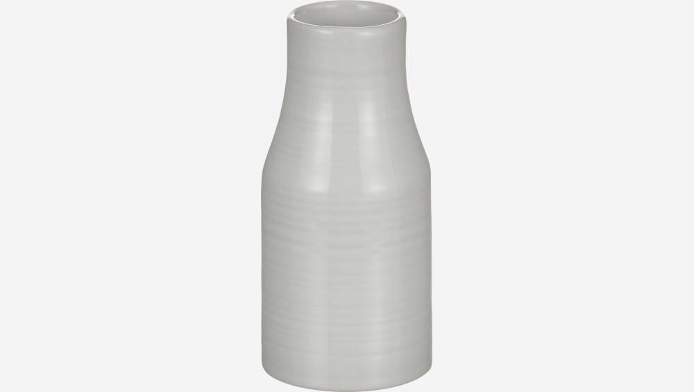 Vase 13cm en grès blanc