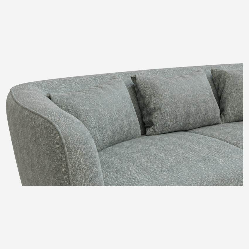 3-Sitzer-Sofa aus Stoff - Graublau