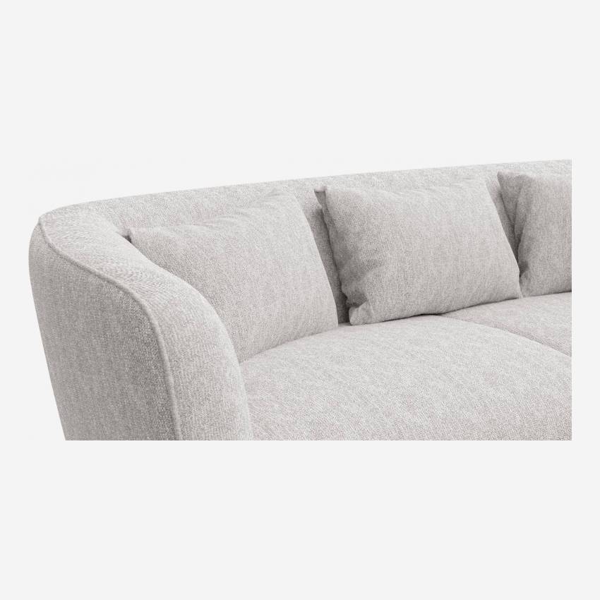 3-Sitzer-Sofa aus Stoff - Hellgrau